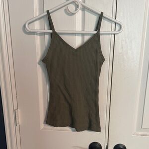 Rue21 Olive Ribbed Camisole